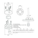 Scanstrut DS16-P Vertical Cable Seal