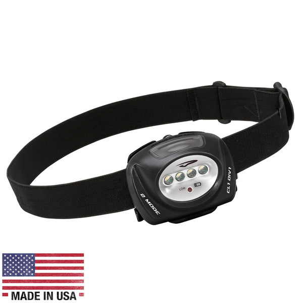 Princeton Tec QUAD II Intrinsically Safe LED Headlamp - Black