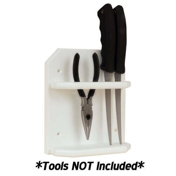 TACO Poly Knife & Plier Holder - White