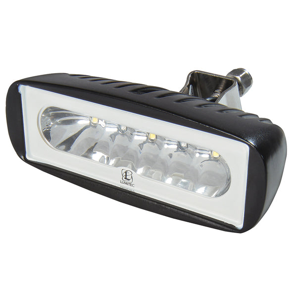 Lumitec Caprera2 - LED Flood Light - Black Finish - 2-Color White/Red Dimming