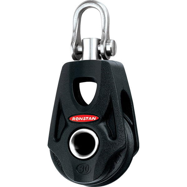 Ronstan Series 30 Ball Bearing Orbit Block - Single - Becket - Swivel Shackle Head