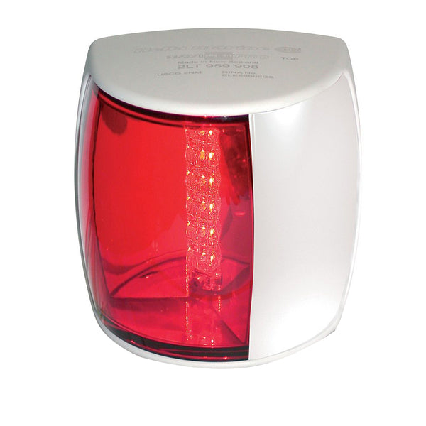 Hella Marine NaviLED PRO Port Navigation Lamp - 2nm - Red Lens/White Housing