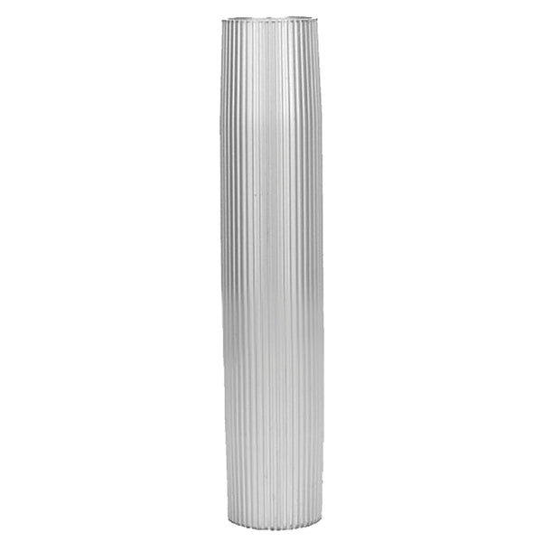 TACO Aluminum Ribbed Table Pedestal - 2-3/8" O.D. - 30-3/4" Length