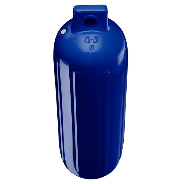 Polyform G-3 Twin Eye Fender 5.5" x 19" - Cobalt Blue w/Adapter