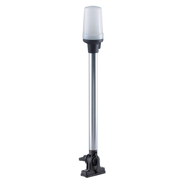 Perko Fold Down All-Round Pole Light - Vertical Mount - White