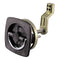 Perko Flush Latch - Non-Locking - 2.5" x 2.5" w/Offset Cam Bar &amp; Flexible Polymer Strike