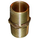 GROCO Bronze Pipe Nipple - 1-1/4" NPT