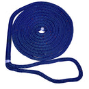 New England Ropes 3/8" Double Braid Dock Line - Blue w/Tracer - 25&