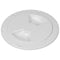 Sea-Dog Quarter-Turn Smooth Deck Plate w/Internal Collar - White - 6"