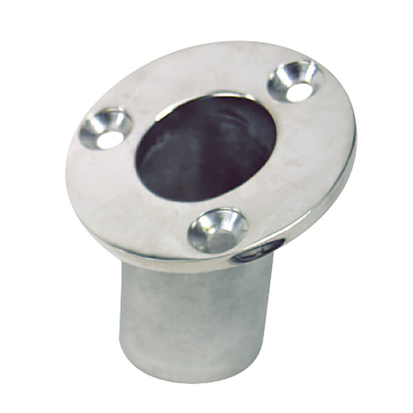 Sea-Dog Flush Mount Flagpole Socket - 25 - 1-1/4" ID - 316 Stainless Steel