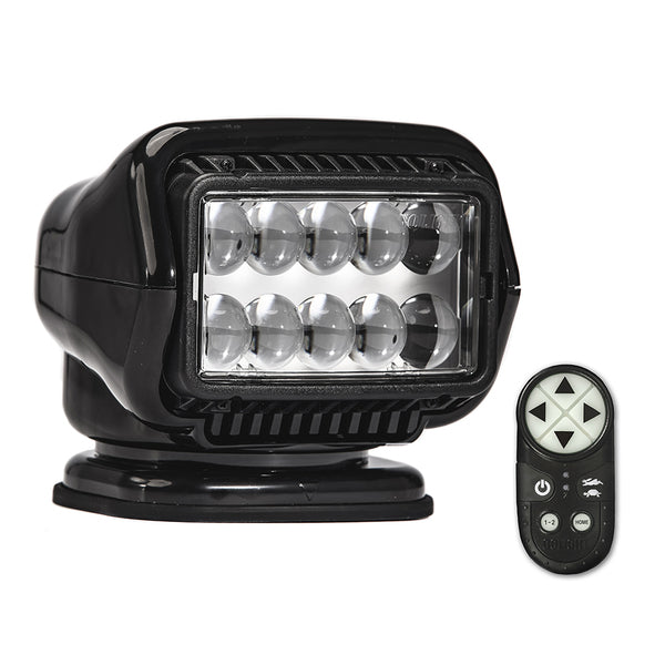 Golight Stryker ST Series Portable Magnetic Base Black LED w/Wireless Handheld Remote