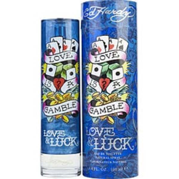 Ed Hardy Love & Luck By Christian Audigier Edt Spray 3.4 Oz For Men