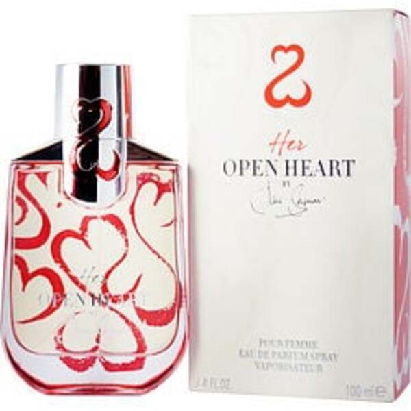 Her Open Heart By Jane Seymour Eau De Parfum Spray 3.4 Oz & Jewelry Roll For Women