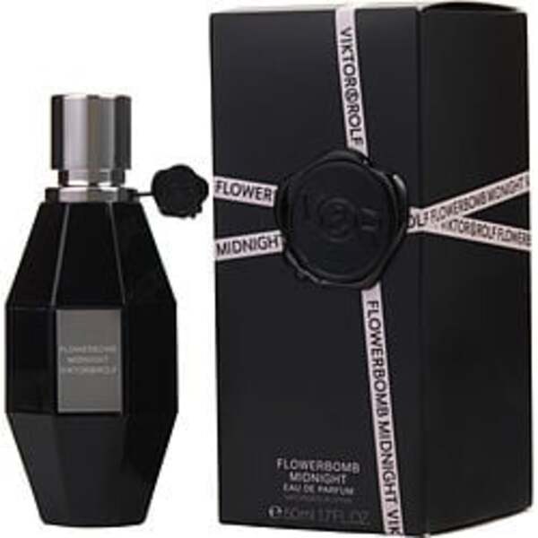 Flowerbomb Midnight By Viktor & Rolf Eau De Parfum Spray 1.7 Oz For Women