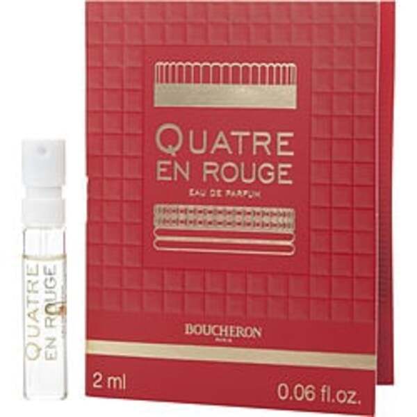 Boucheron Quatre En Rouge By Boucheron Eau De Parfum Spray Vial On Card For Women