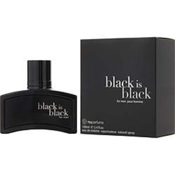 Black Is Black  By Nuparfums Edt Spray 3.4 Oz For Men