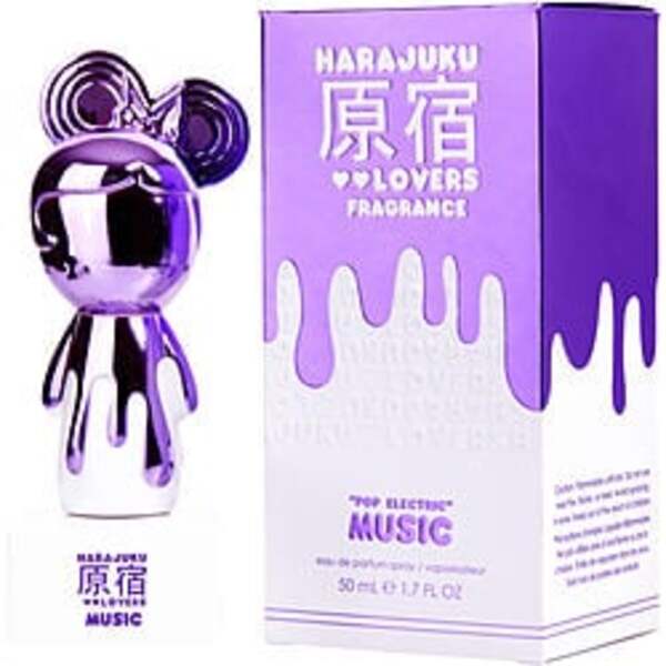 Harajuku Lovers Pop Electric Music By Gwen Stefani Eau De Parfum Spray 1.7 Oz For Women